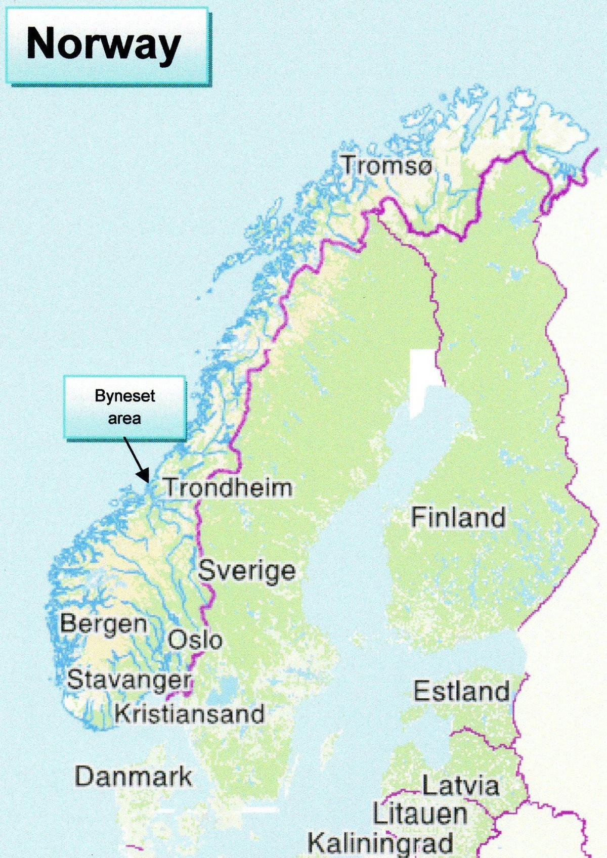 Χάρτης του τρόντχαϊμ, Νορβηγία
