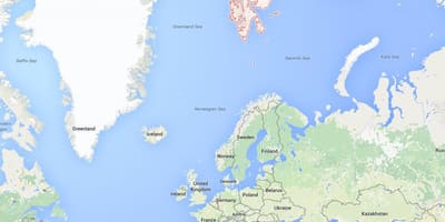 Spitsbergen Νορβηγια χάρτης